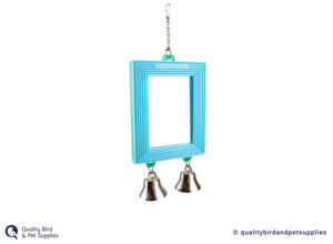 Bird Lorikeet: Allpet Rectangular Mirror with Bell