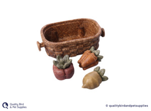 Rabbit Guinea Pig Treats: Pet One Vegetable Basket 4pcs