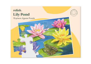 Aged Care Activity Solutions: Lily Pond 13 piece puzzle