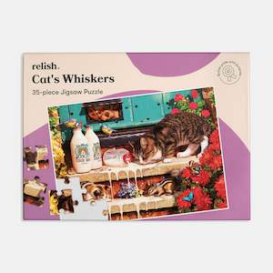 Cat's Whiskers 35-Piece Dementia Jigsaw Puzzle