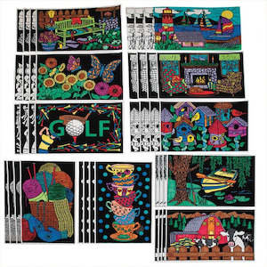 Disability Solutions: Velvet Art Landscapes (set of 10)