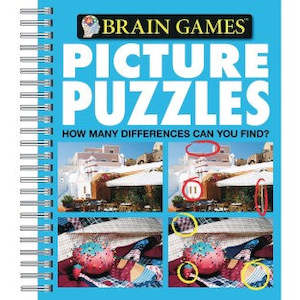 Picture Puzzles Book: How Many Differences Can You Find?