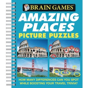 Dementia Friendly Christmas Gift Ideas: Picture Puzzle Book: Amazing Places