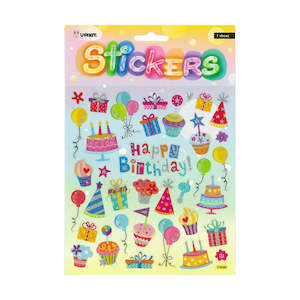 2021 Arts And Crafts: Happy Birthday Stickers