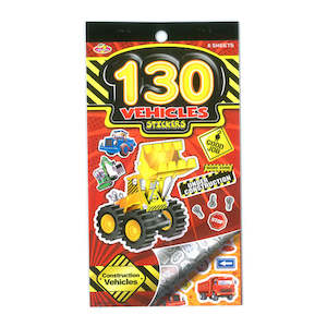 2021 Arts And Crafts: Sticker Pad Vehicles 130pcs