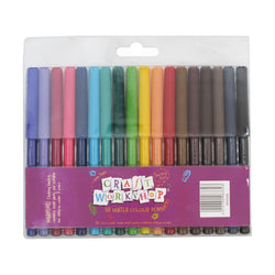 2021 Arts And Crafts: Craft Felt Pens 18pc Colour