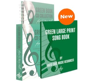 2021 Cds And Dvds: Green Large Print Song Book