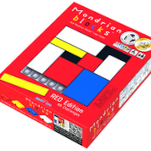 Mondrian Blocks - Red