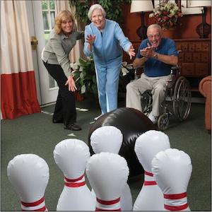 Jumbo Inflatable Bowling Set Item