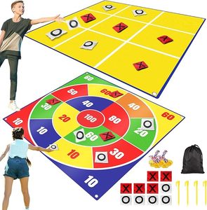 New: 2 in 1 Giant Bean Bag Toss & Large Tic Tac Toe