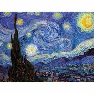 New: 300pc Jigsaw Starry Night by Van Gogh