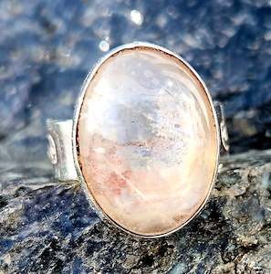 Jewellery Space: Clear Quartz Ring, Adjustable