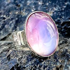 Jewellery Space: Amethyst Ring, Adjustable
