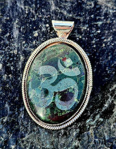 Rhyolite Ohm Pendant