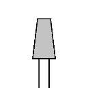 Creator Space: Carving Burr - Tapered Cylinder (Pack of 10)