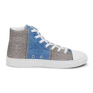 Qg Selaps: QG Denim Women’s Hi-Top Shoes