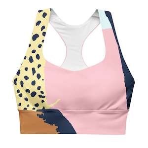 Qg Activewear: QG Swatches Longline Sports Bra