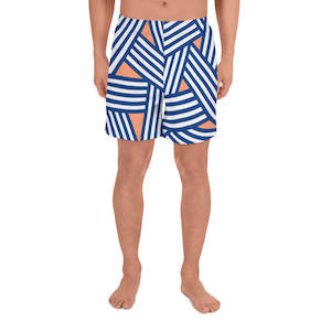 Qg Activewear: QG Oer Stripes Men's Athletic Long Shorts