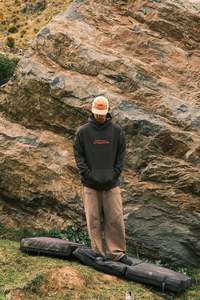 Relaxed Faded Hood: Relaxed Faded Hood Black