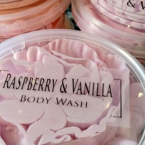 Ingaford: Raspberry and Vanilla Body Wash