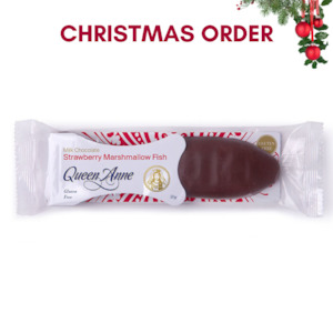 XMAS ORDER - Milk Chocolate Strawberry Marshmallow Fish 50g