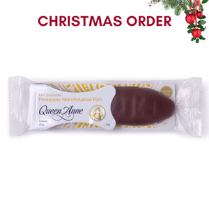 XMAS ORDER - Milk Chocolate Pineapple Marshmallow Fish 50g