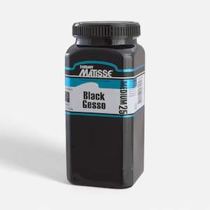 Acrylic Medium: MATISSE MM25 Black Gesso