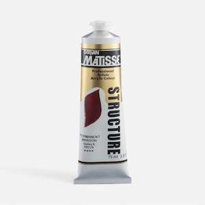Acrylic Paint: MATISSE STR 75ML Permanent Maroon S6
