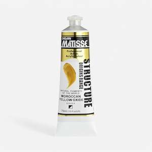 Acrylic Paint: MATISSE STR 75ML Moroccan Yellow Oxide S6