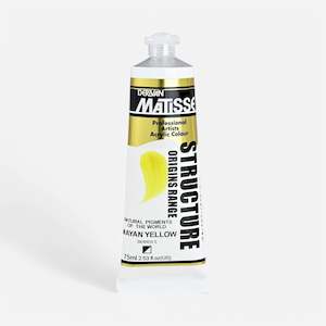 Acrylic Paint: MATISSE STR 75ML Mayan Yellow S5