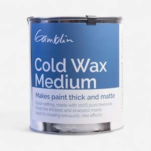 Acrylic Medium: Gamblin Cold Wax Medium