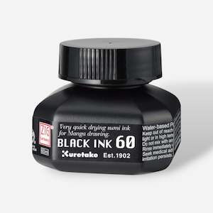 Featured: Kuretake ZIG® Cartoonist™️ Black Ink 60ml