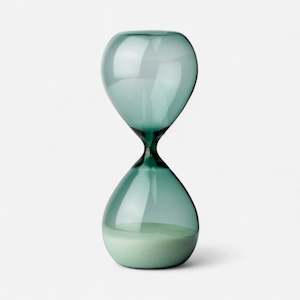 Life Drawing Handcrafted Hourglass - Teal