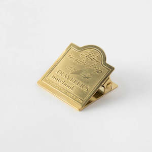 Traveler's Co Notebook Brass Clip - Airline