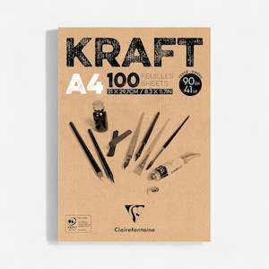 Clairefontaine Kraft Paper Pad 90gsm
