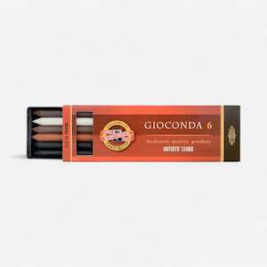 Koh-I-Noor Gioconda Pack of 6 Artist Leads 5.6mm
