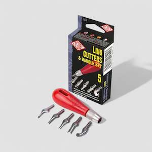 Essdee Lino Cutter Handle & Set of Cutting Blades