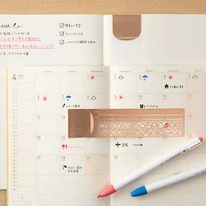 Midori® Metal Clip Ruler