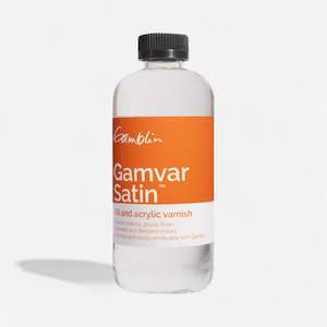 Oil Paints: Gamblin Gamvar Satin™️ Oil and Acrylic Varnish