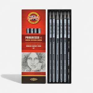 Koh-I-Noor Progresso Graphite Set 6