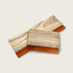 Wood & Rubber Screen Print Squeegee