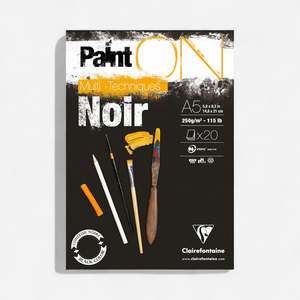 Paper: Clairefontaine PaintON Mixed Media Multi-Techniques Paper Pad 250gsm