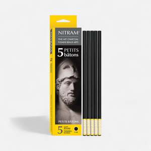 Nitram™ Petits Bâtons Fine Art Charcoal Rounds 6mm