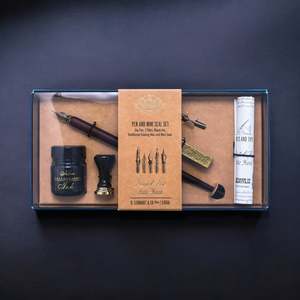Manuscript Heritage Pen & Mini Seal Set
