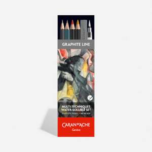 Caran d'Ache Graphite Line Water-Soluable Sketch Set 13pce