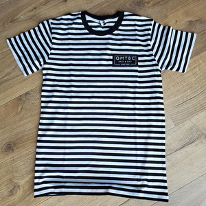 QMTBC patch striped tee QMTBC