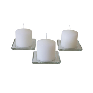 Products: Candle Plate - Square » Queenstown Wedding Hire