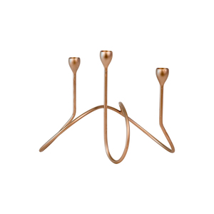 Products: Twisted Candelabra - Rose Gold » Queenstown Wedding Hire