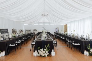 Products: White Feature Wall » Queenstown Wedding Hire