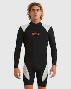 Mens Springsuits: Mens 2/2mm Capsule Saturn Long Sleeve Springsuit